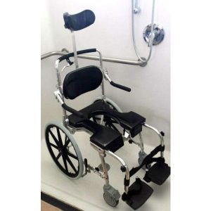 GoMobility, Go-Anywhere Commode ‘N Shower Chair Self-Propel - Adjustable, SP-A