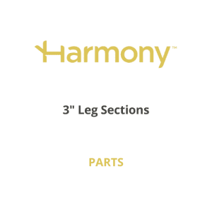 Harmony 3-inch leg sections for mobility bedsโdurable parts for home care support.