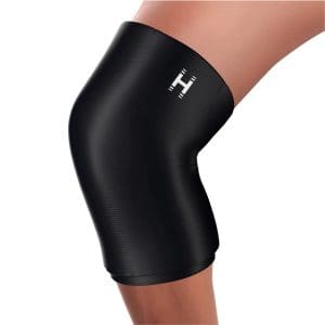 HoMedics Hot and Cold Gel Knee Sleeve for joint support, pain relief, home care use.