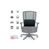 ObusForme, Lumbar Support Cushion with Massage, SS-BLK-01 - Image 3