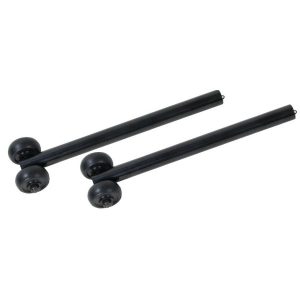 Drive, Silver Sport Rear Anti Tippers with Wheels, STDS833N
