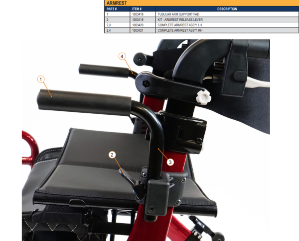Amylior, Parts for Stella Rollator - Image 5