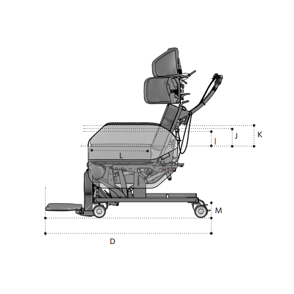 Arjo, Phoenix 2 Clinical Therapeutic Chair - Image 3
