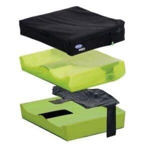 Matrx Libra Bariatric Cushion layers: ergonomic foam for mobility support and home care.