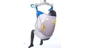 Arjo Loop Quick Fit Sling without head support, for patient mobility and home care transfers.