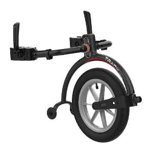 REHASENSE, Track Wheel - Double Arm, Carbon, 12'' for Wheelchair