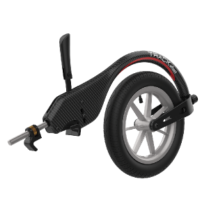 REHASENSE, Track Wheel - Single Arm, Carbon, 12'' for Wheelchair