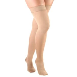 Truform 15-20 mmHg thigh high compression stockings for mobility support and home care.