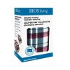 BIOS, Linen Plaid Electric Throw, 57107, 57108