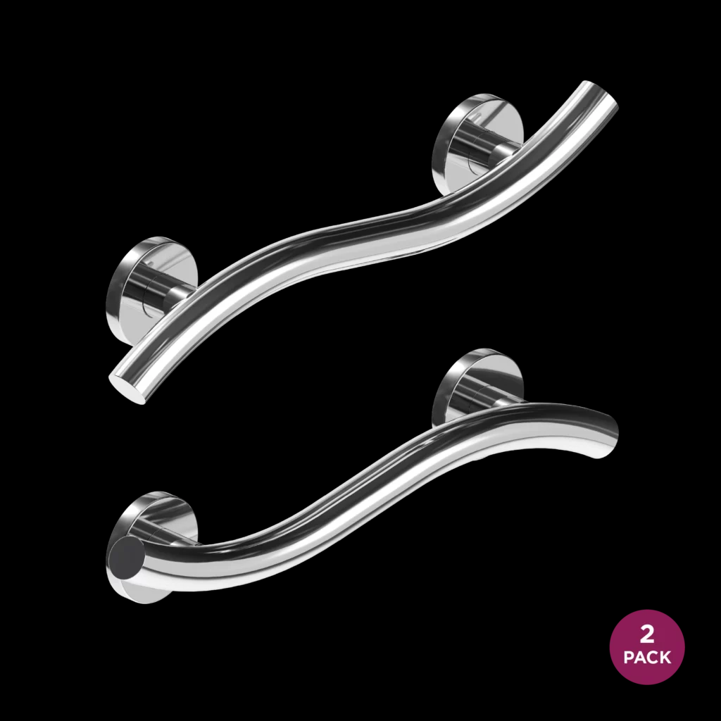 HealthCraft, Decorative Wave Grab Bars (Left & Right Orientation) - Image 7