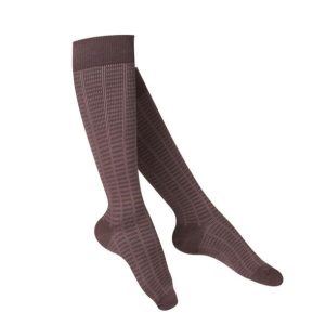 Touch, 15-20 MMHG Ladies' Fine Checkered Pattern Socks, 1063