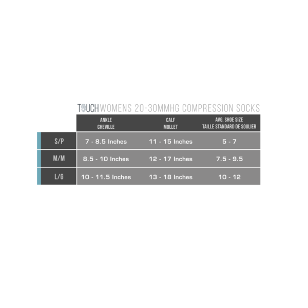 Touch, 20-30 MMHG Ladies' Argyle Pattern Socks, 1074 - Image 2